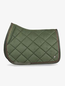 Jump Saddle Pad, Hunter Green – Corduroy