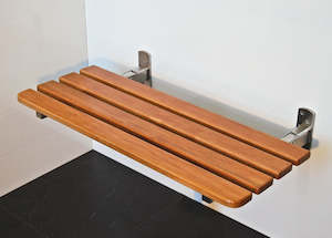 Rimu Slatted Folding Shower Seat- Heavy Duty