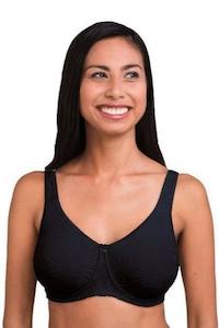 Trulife Lana Underwire Mastectomy Bra - Black