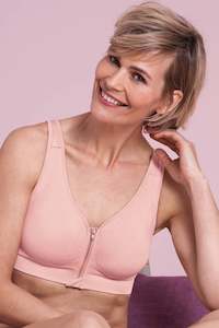 Anita Lynn Front Fastening Mastectomy Bra - Desert