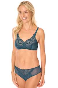 Amoena Karolina Wire Free Mastectomy Bra - Dark Teal