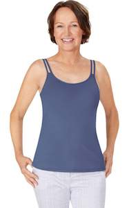 Amoena Valletta Mastectomy Top - Blue