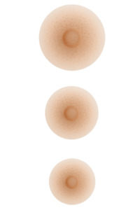 Amoena Nipple Set: Ivory 136