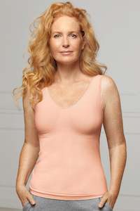 Amoena Clothing: Amoena Kitty Mastectomy Top - Blush