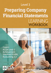 Books: Level 3 Preparing Company Financial Statements 3.3 Learning Workbook