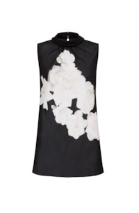 Womenswear: MOSS & SPY TRINITY TOP - BLACK/IVORY