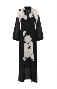 Womenswear: MOSS & SPY TRINITY MAXI - BLACK/IVORY