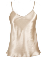 Carmen Kirstein Silk Cami - Natural