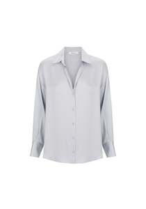 Womenswear: MORRISON ANAIS SILK SHIRT - ICE