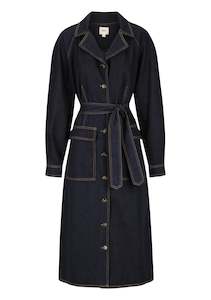 Womenswear: MORRISON BOSTON DENIM SHIRT DRESS - INDIGO