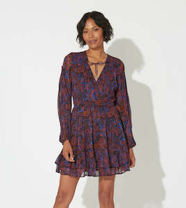 Cleobella Nisha Mini Dress - Retrograde Paisley