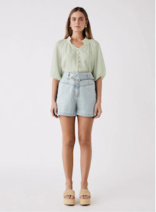 ESMAEÉ ISLAND BLOUSE - SAGE