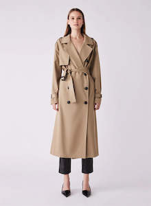 EsmaeÉ Avenue Trench Coat - Driftwood