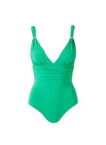 Womenswear: MELISSA ODABASH PANAERA GREEN SWIMSUIT