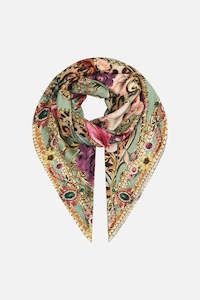 Womenswear: CAMILLA LARGE SQUARE SCARF - GROW AND GLOW