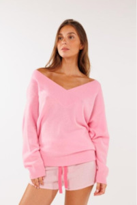 Womenswear: CRUSH CASHMERE SUNNY BIG CHILL - LOLLIPOP