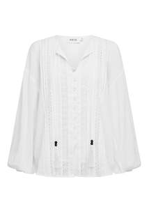 MOS THE LABEL IVY BLOUSE- WHITE