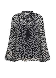 MOS THE LABEL AVA SPOTS BLOUSE - SPOTS PRINT