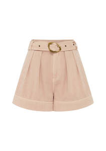 Mos The Label Ana Denim Shorts - Rose