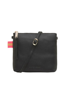 Arlington Milne Alexis Crossbody - Black Pebble