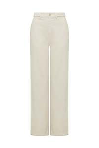 Cable Carter Pant - Ecru