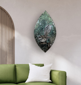 Waka: Fantail - Wide Wall Art