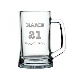 Drinkware: 21st Birthday Handle