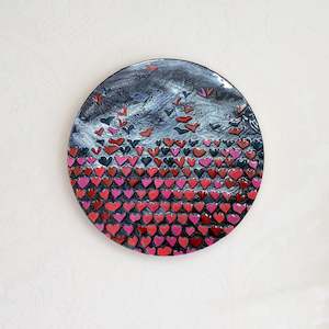 Circular Disc Art: Hearts to birds Disc Art