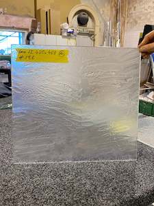 Slumped Glass Panel - 42x46.8cm #186