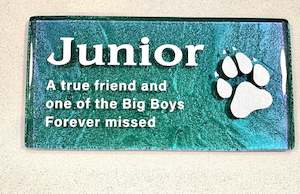 Pet Memorial Plaque - 8cm x 15cm