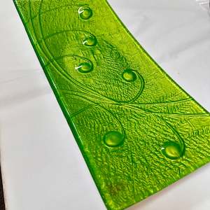 Long Sushi Trays: Viper Green - Long Tray