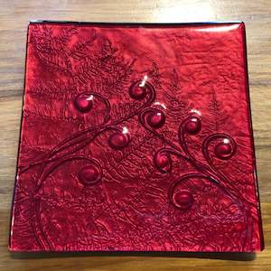 Square Platters: Red Square - 30cm