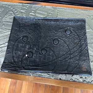 Black - Rectangular Platter