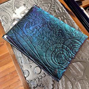 Night Sky (teal/purple) - Rectangular Platter