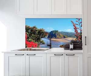 Splashbacks: A Day at the Beach - Pohutukawa