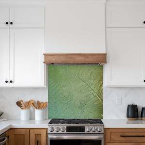 Splashbacks: Fern Glass Splashback - 600x750 - Free Shipping!