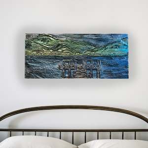 New Zealand Landscapes Wall Art: Te Anau Wharf