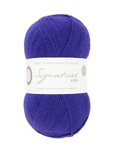 Yarn: WYS Cobalt 4 ply sock yarn