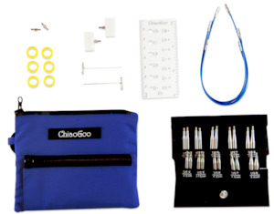 ChiaoGoo Twist Blue Shorties Interchangeable set