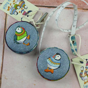 Emma Ball Woolly Puffins tape measure