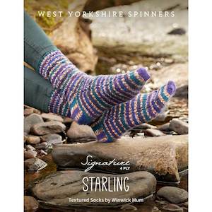 Yarn: WYS Starling Sock knitting PDF pattern by Winwick Mum