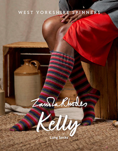 Yarn: WYS Zandra Rhodes Kelly Long Socks PDF pattern