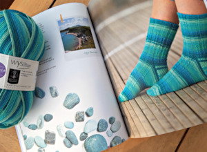 Seascape Sock Knitting PDF pattern by Winwick Mum