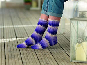 Hidden Gem Sock knitting PDF pattern by Winwick Mum