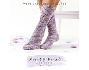 Yarn: West Yorkshire Spinners Pretty Petal free sock pattern