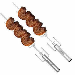 Pet: Double Premium Powered BBQ Rotisserie Kit