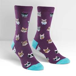 Wholesale trade: Smarty Cats - Women's Crew Socks - Sock It To Me