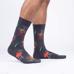 The Steaks Are High - Men's Crew Socks - Sock It To Me