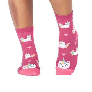 Wholesale trade: Look At Meow - Women's Crew Socks - Sock It To Me