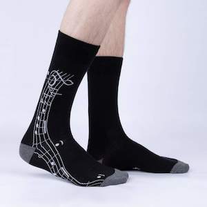 Music Is My Forte - Men's Crew Socks - Sock It To Me